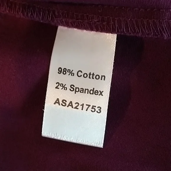 Appleseed's Wine Cotton/Spandex Classic Jacket PS - Picture 7 of 7